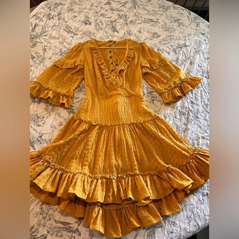 Boutique Ruffle Dress - Picture 1 of 2